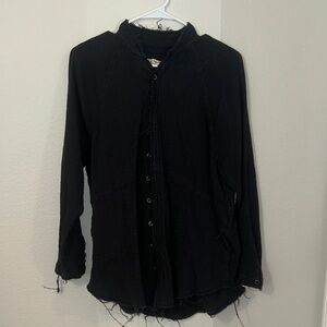 We The Free Black Button up